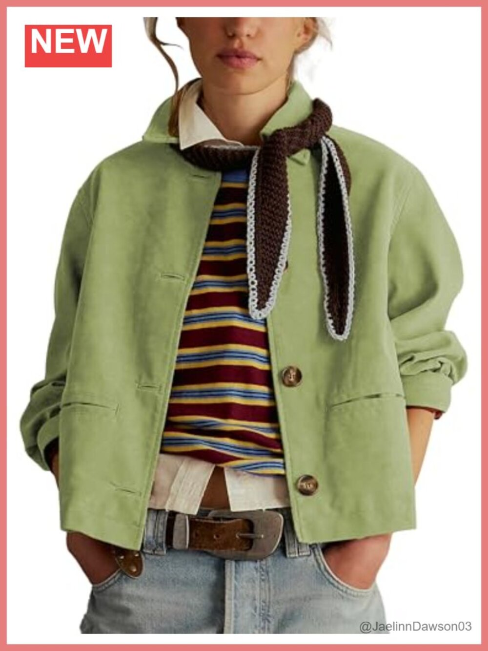 Faux Suede Cropped Jacket with Lapel Button Down Casual Short Blazer
